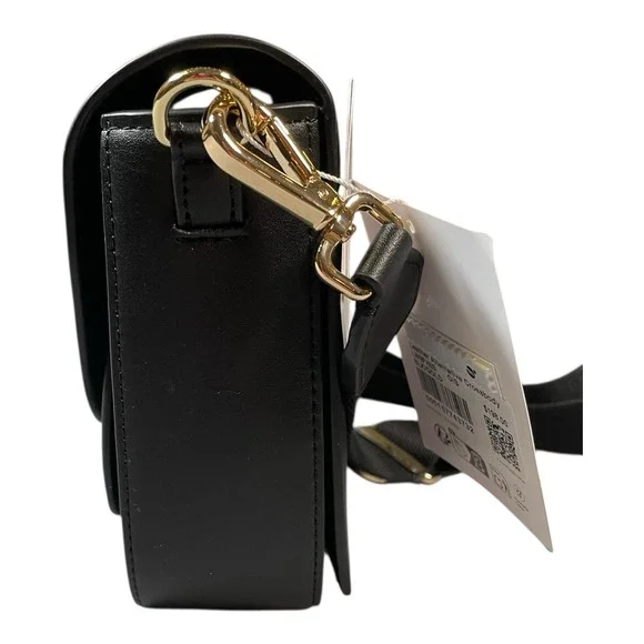 Lululemon Cactus Leather Crossbody Bag Black With Gold Hardware & Dust Bag - Picture 12 of 16